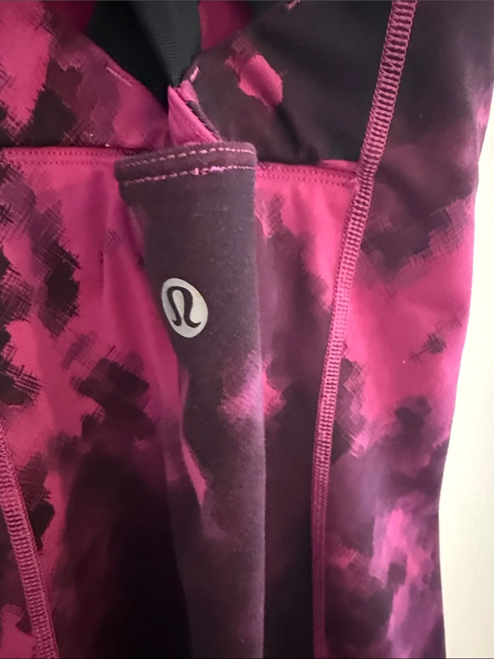lululemon athletica Magenta & Black Crisscross Sports Tank
